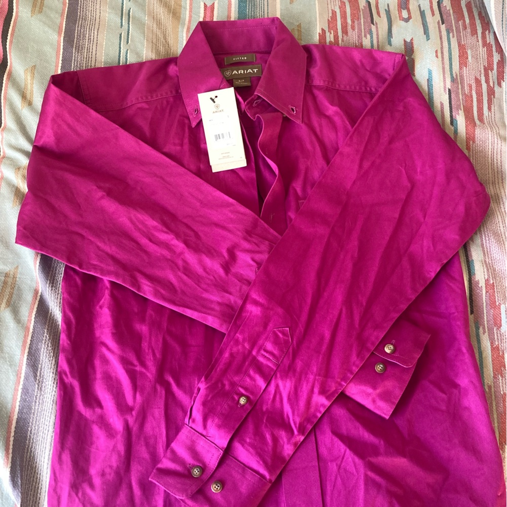 New With Tags Ariat Button down